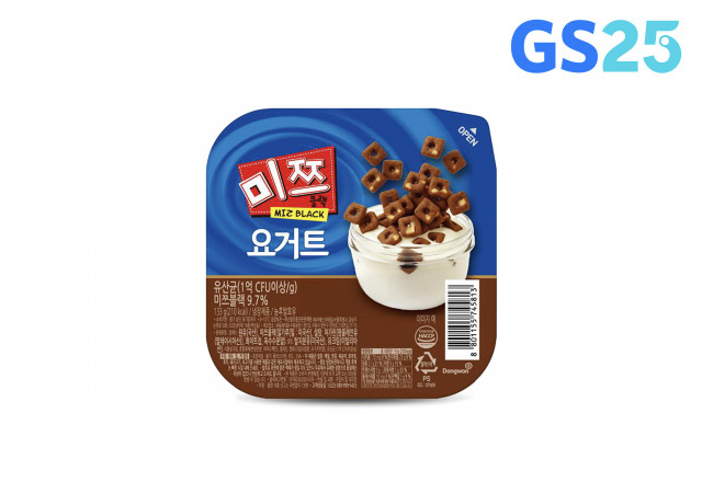 GS25 ‘미쯔블랙 요거트’ PB 요거트 최초 매출 1위… 오리온과 전략적 협업 성과