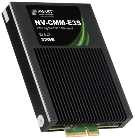 Penguin Solutions SMART Modular CXL NV-CMM E3.S 2T Memory Module Achieves CXL Compliance