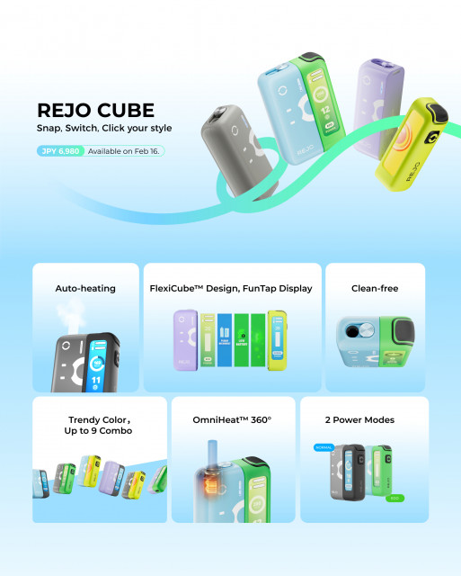 REJO brings CUBE modular device to Japan in its global premiere