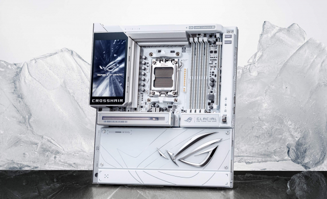 에이수스, 차세대 플래그십 ROG Crosshair X870E Glacial 및 Dark Hero 메인보드 출시