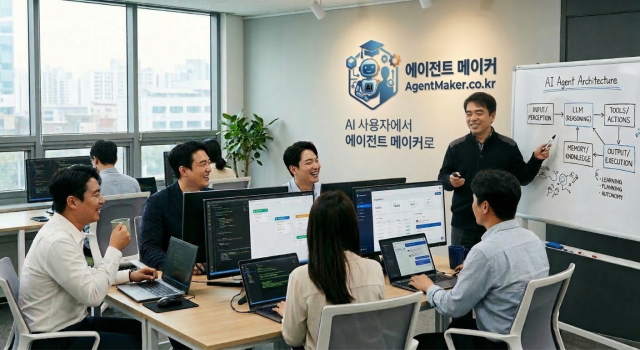 AI, 이제 ‘쓰는 시대’에서 ‘만드는 시대’로… 에이전트 메이커, 오프라인 과정 ‘AI 블로거 에이전트 만들기’ 공개