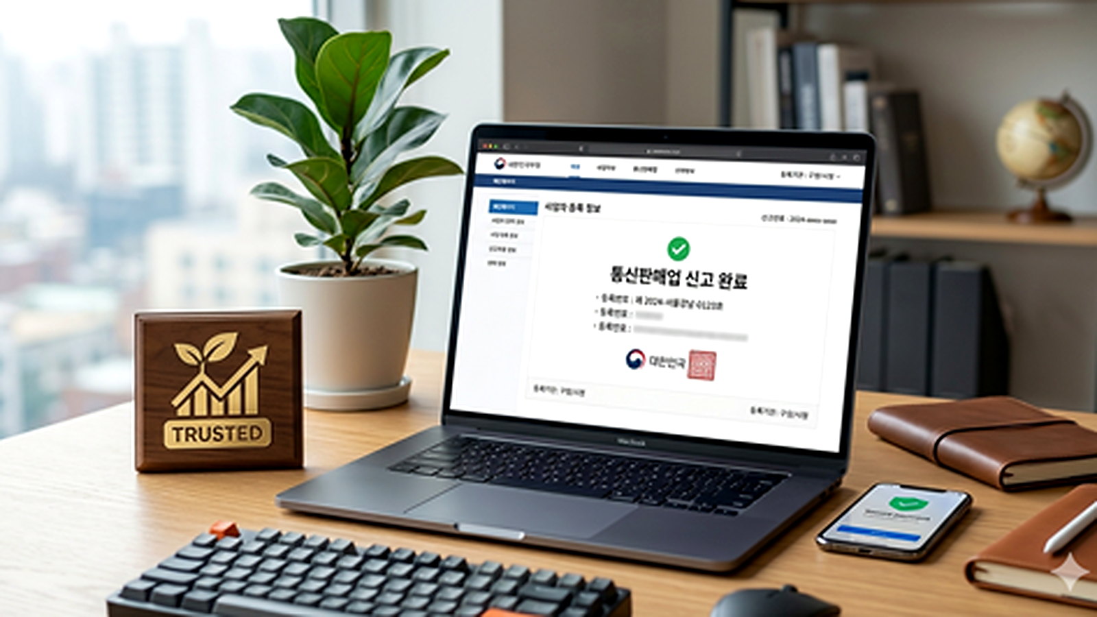 유통·서비스 관련 일러스트